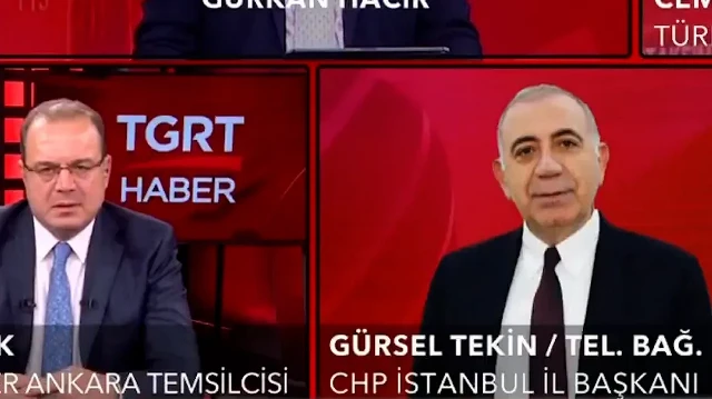 gursel tekin o goruntuler sonrasi ates puskurdu chpli vekile canli yayinda verip veristirdi TtdvnArm