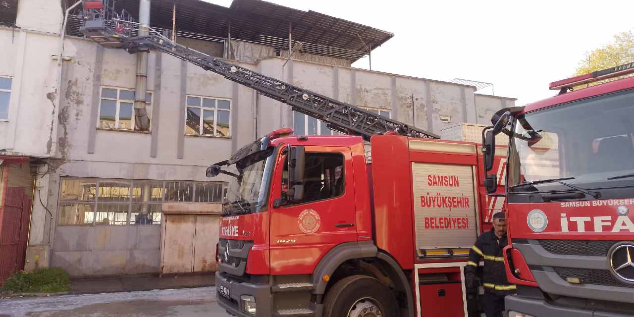 Samsun’daki Halı Fabrikasında Çıkan Yangın Tartışmalara Neden Oldu