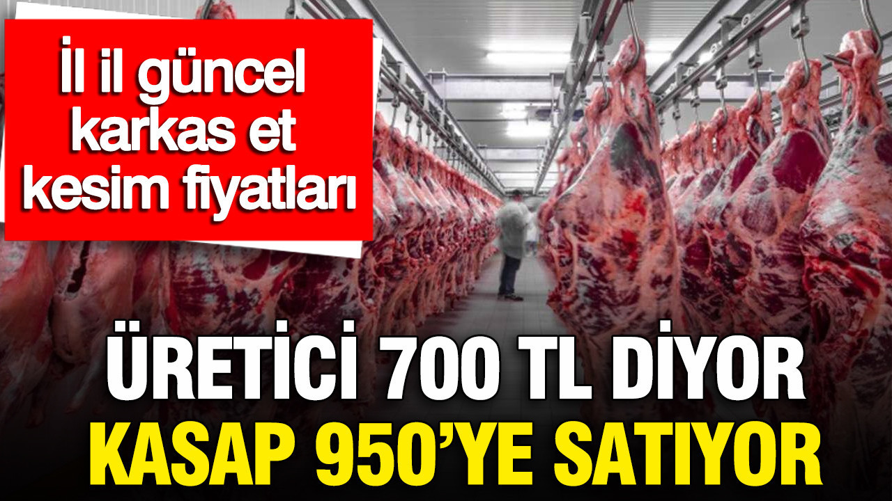 Kurban Bayramı Öncesinde Karkas Et Fiyatları Yükseliyor: 700 TL İhtimali Gündemde