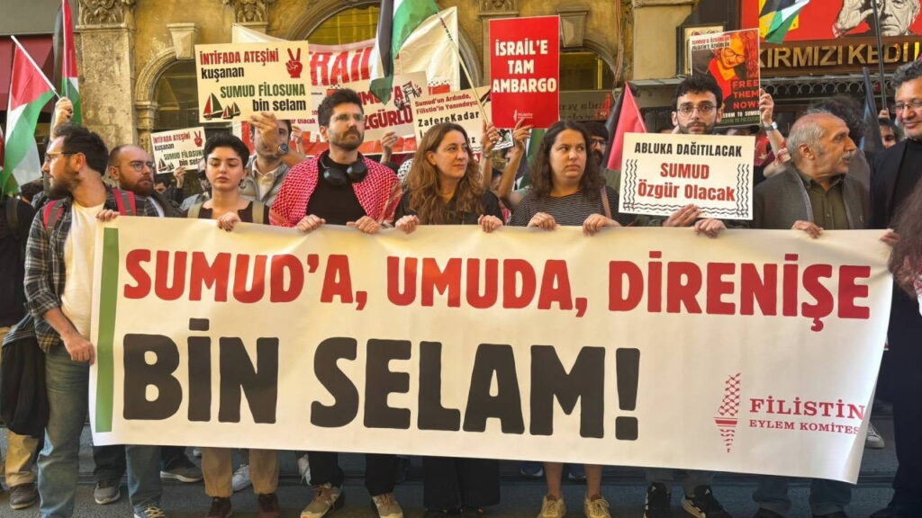 Tünel’de Filistin’e Destek Eylemi: “Kürecik ve İncirlik Üsleri Kapatılmalı”